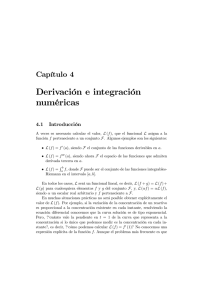 Derivación e integración numéricas