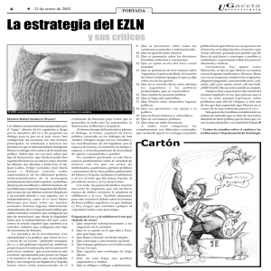 La estrategia del EZLN