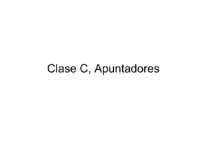 Clase C, Apuntadores