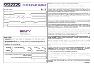 Trinity College London 2016