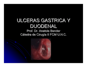 Úlcera Gástrica y Duodenal
