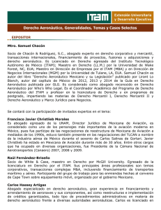 Derecho Aeron&aacute;utico, Generalidades, Temas y Casos Selectos