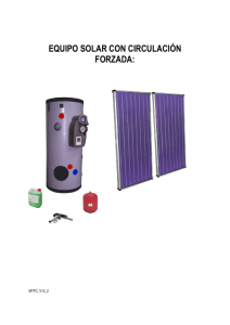 equipo solar equipo solar con circulación forzada: n