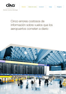 Cinco errores costosos de informaci&oacute;n sobre vuelos que los