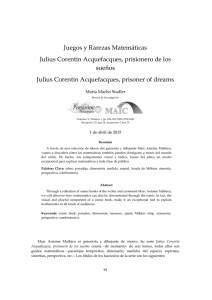 Julius Corentin Acquefacques, prisionero de los sueños
