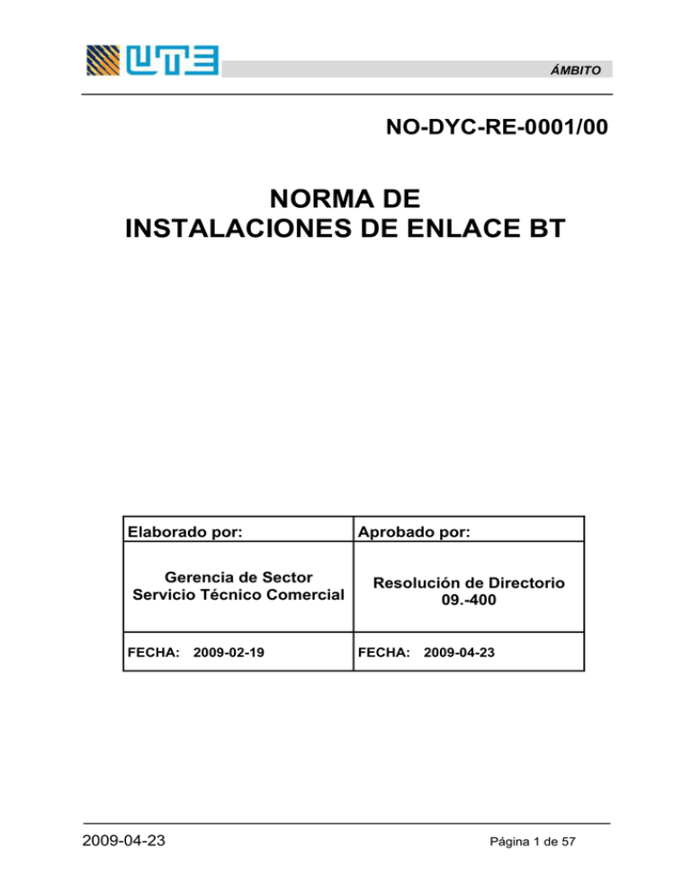 Norma De Instalaciones BT