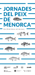 Menús Jornades del Peix de Menorca