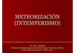 Meteorización [Intemperismo]