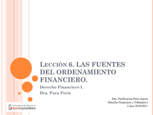 Lección 6. LAS FUENTES DEL ORDENAMIENTO - OCW-UV