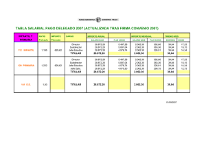 tabla salarial pago delegado 2007 (actualizada tras firma