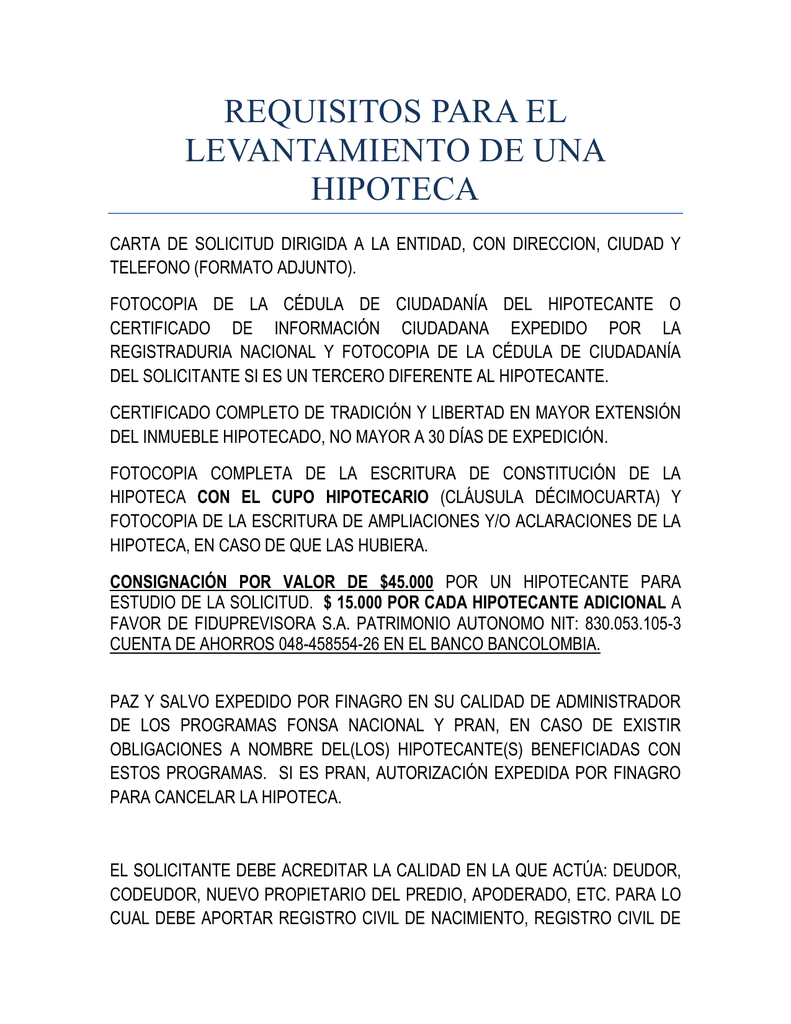 Carta Poder Bancolombia Poder BancolombiaCarta de 