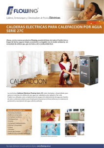 calderas electricas para calefaccion por agua serie 27c