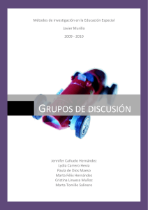 grupos de discusión - Universidad Autónoma de Madrid