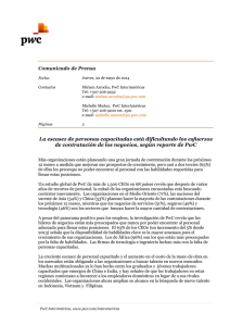 La escasez de personas capacitadas está dificultando los