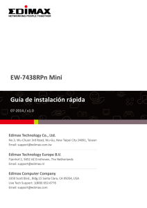 EW-7438RPn Mini Guía de instalación rápida