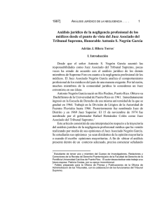 Análisis jurídico de la negligencia profesional de los