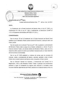 Poder Judicial de la Ciudad Autónoma de Buenos Aires Ministerio