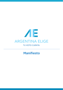 Manifiesto - Argentina Elige