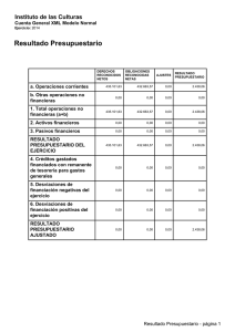2.6.2.8. Liquidación Resultado Presupuestario 2014