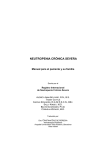 Neutropenia crónica severa