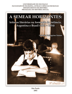 leituras literárias na formação da infância, Argentina e Brasil