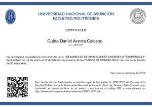 Guido Daniel Acosta Galeano - Facultad Politécnica