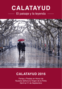 pregon de fiestas - Ayuntamiento de Calatayud
