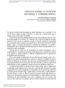 notarial y jurisdiccional