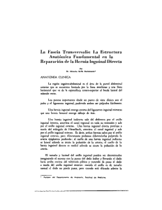La Fascia Transversalis: La Estructura Anatómica Fundamental en
