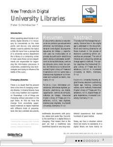 New Trends in Digital University Libraries