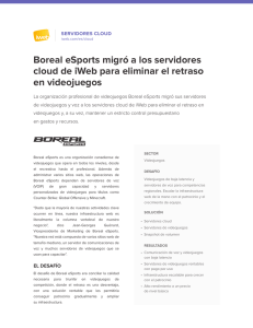 Boreal eSports migró a los servidores cloud de iWeb para eliminar