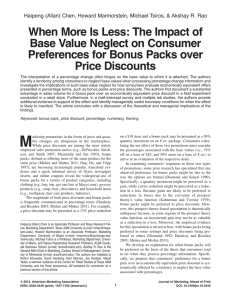 When More Is Less: The Impact of Base Value