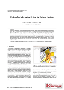 Design of an Information System for Cultural Heritage