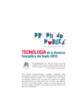 Tecnología de la Reserva Energética del Suelo