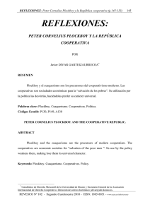 REFLEXIONES: Peter Cornelius Plockboy y la República cooperativa