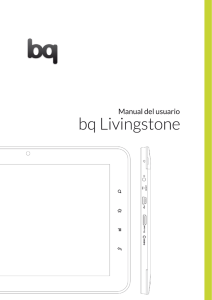 Manual del usuario bq Livingstone