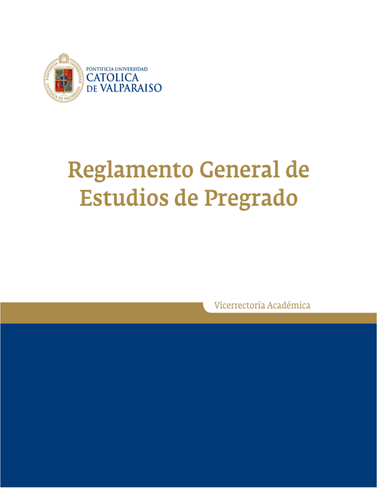 Reglamento General De Estudios De Pregrado