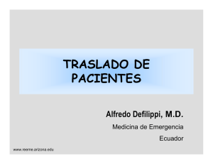 TRASLADO DE PACIENTES