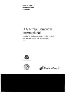 El Arbitraje Comercial internacional