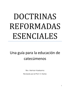 Doctrinas Reformadas Esenciales