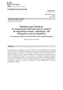 Medidas para fortalecer la cooperación internacional en materia de