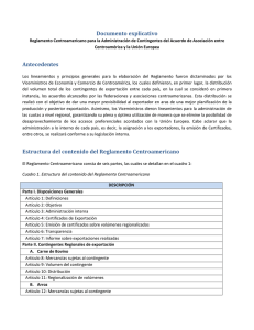 Documento explicativo Reglamento Centroamericano para la