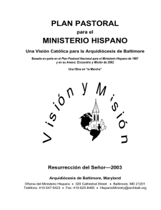 plan pastoral para el ministerio hispano