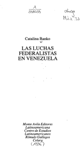las luchas federalistas en venezuela