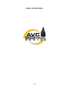 manual de convivencia - AVC Audio Visual Center