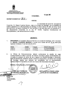 DECRETO EXENTO N&ordm;: Ag AJ - Municipalidad de Coquimbo