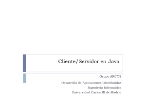 Cliente/Servidor en Java - Arcos
