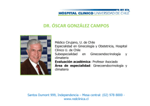 dr. óscar gonzález campos - Hospital Clínico Universidad de Chile