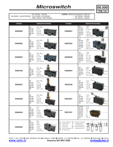 Microswitch - Veto y Cia. Ltda.