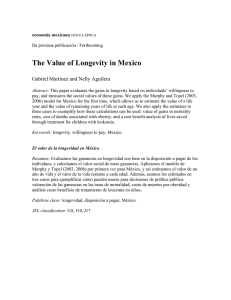 The Value of Longevity in Mexico